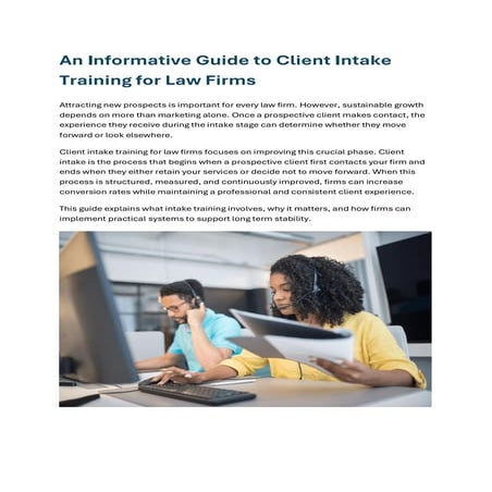 An Informative Guide to Client Intake Training for Law Firms.pdf