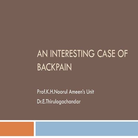 A Case of Tuberculous Sacro-iliitis