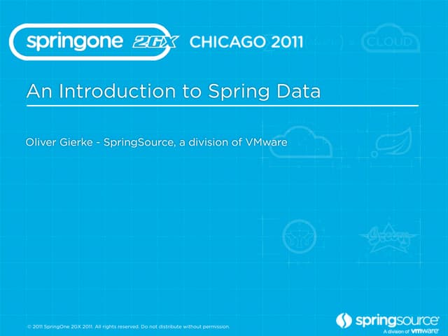 An Introduction to Spring Data