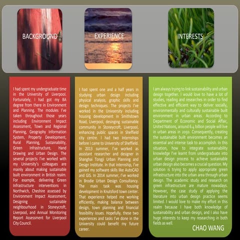 An introduction of myself