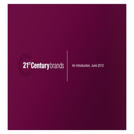 An Introduction To 21st Century Brands | PDF