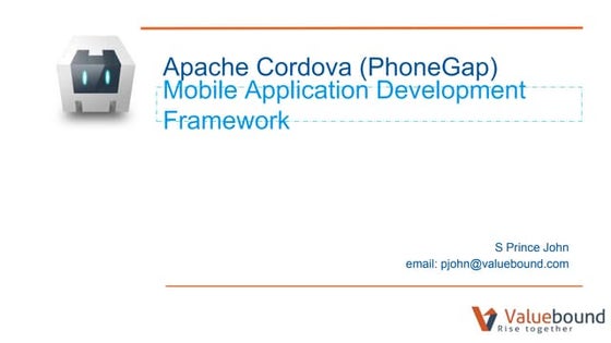 An introduction to Apache Cordova