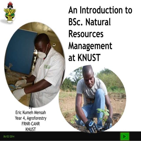 An Introduction to BSc. Natural Resource Management