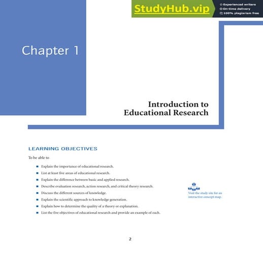 An Introduction To Educational Research
