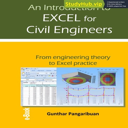 An Introduction To EXCEL For Civil Engineers From Engineering Theory To ...