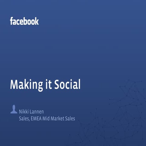 LAC 2011 - An Intro To Facebook Ads