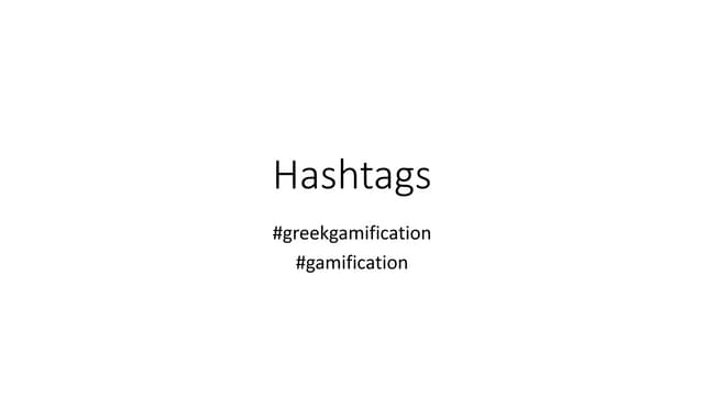 An introduction to gamification - University of Macedonia 