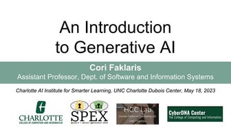 An Introduction  to Generative AI