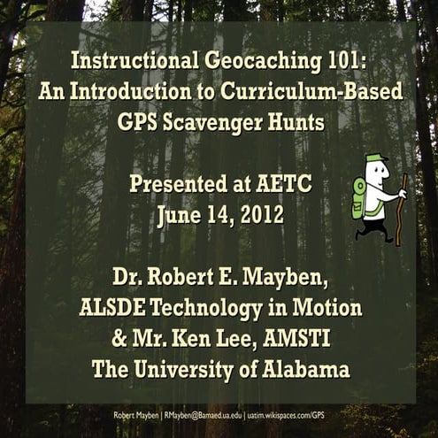 Instructional Geocaching 101