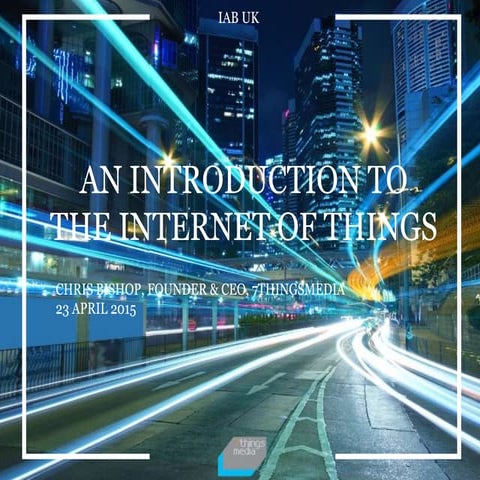 An introduction to the Internet of Things (IoT)