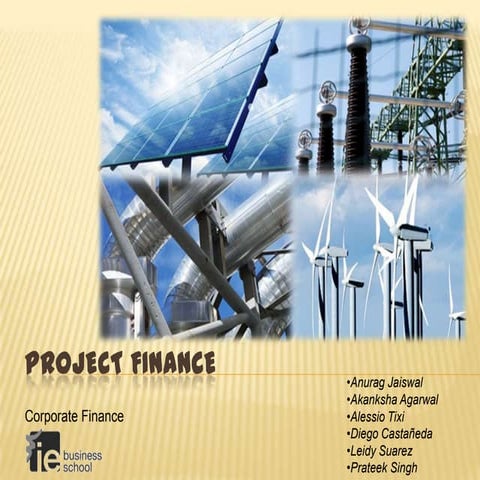 An introduction to project finance