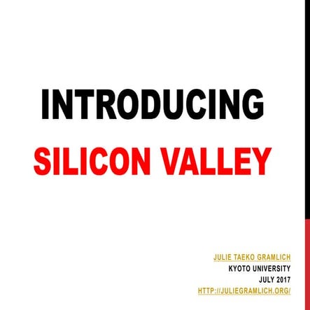 An Introduction to Silicon Valley's Landscape and Top Companies 
