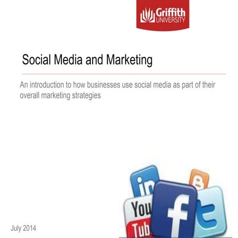 An introduction to Social Media Marketing 2014
