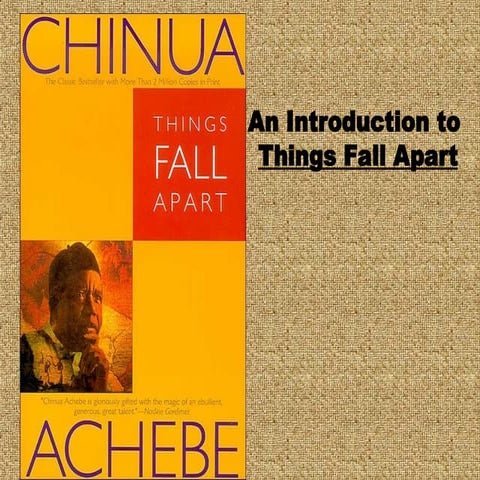 Things fall Apart intro powerpoint presentation