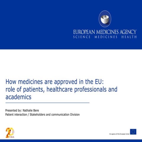 An introduction to the EMA