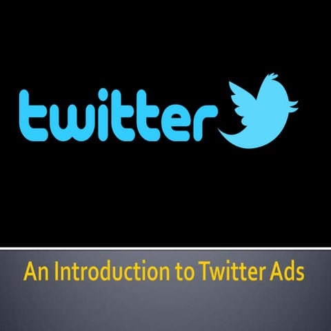 An Introduction to Twitter Ads - Vidyut