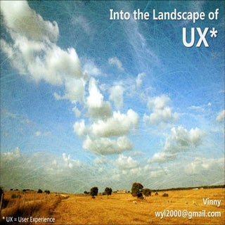 Into the landscape of UX