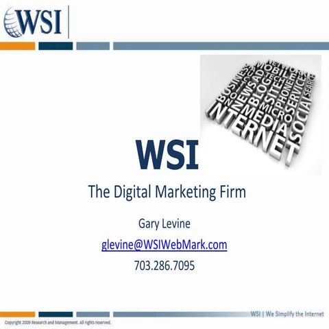 WSI Digital Marketing Strategy | PDF