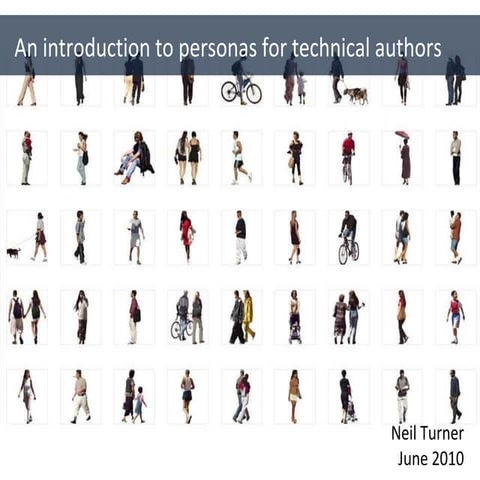An introduction to personas for technical authors