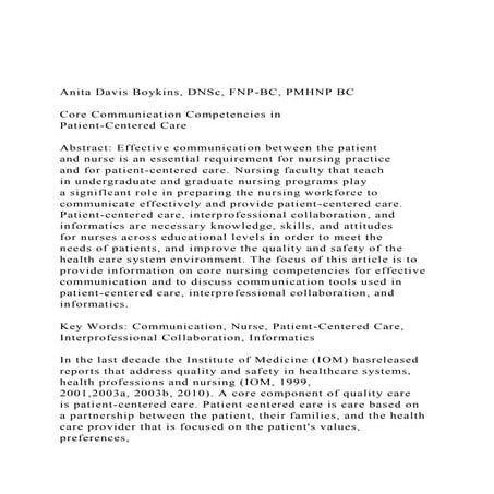 Anita Davis Boykins, DNSc, FNP-BC, PMHNP BCCore Communicat.docx