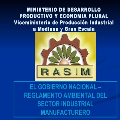 Guia General de Aplicación del RASIM | PDF