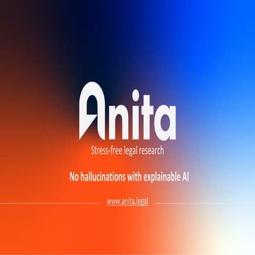 Anita Whitepaper - Explainable AI: How It Prevents Hallucinations and Builds ...