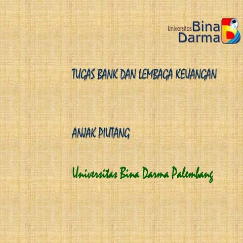 Anjak piutang | PPTX