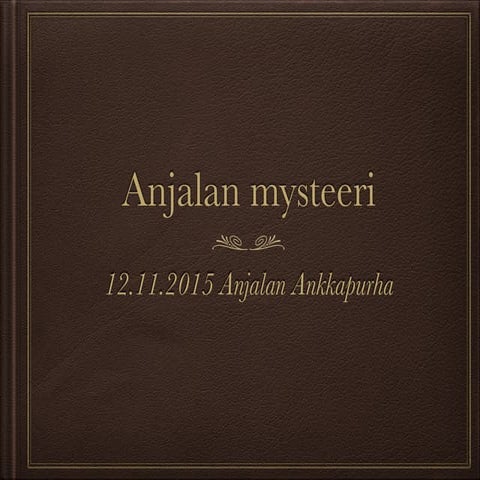 Anjalan mysteeri