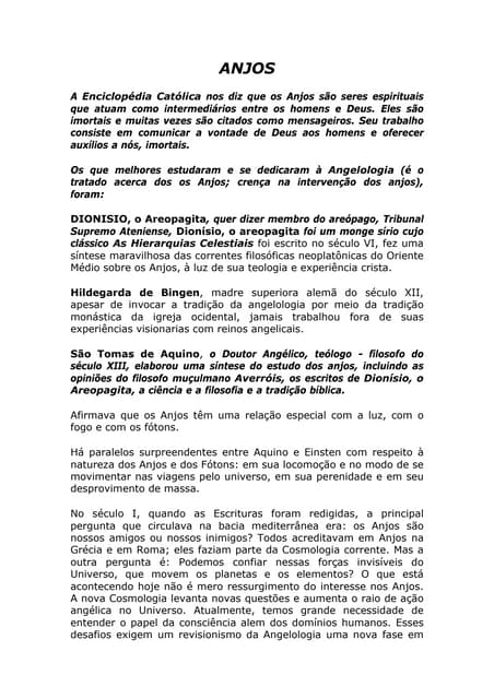 A Hierarquia Dos Anjos | PDF