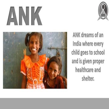Introduction to Ank (Indian NGO) | PPT