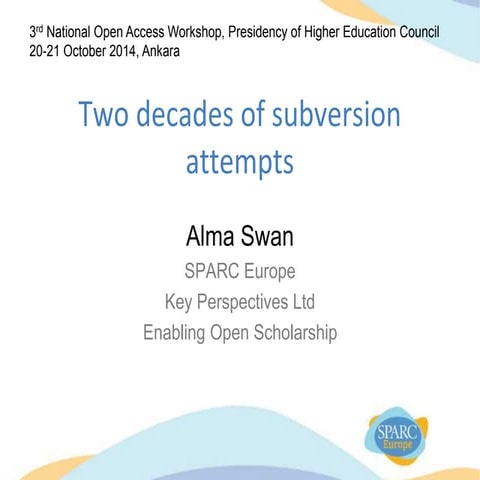 Two Decades of Subversion Attempts, October 2014