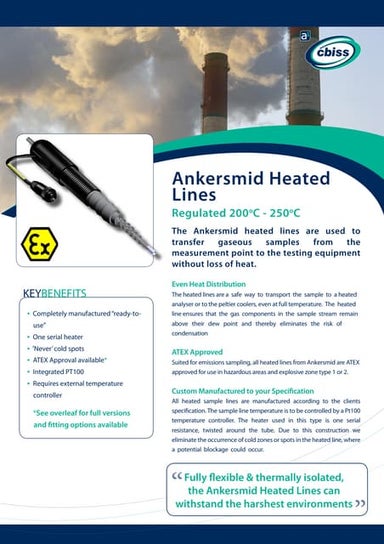 Ankersmid regulated heated line datasheet 0