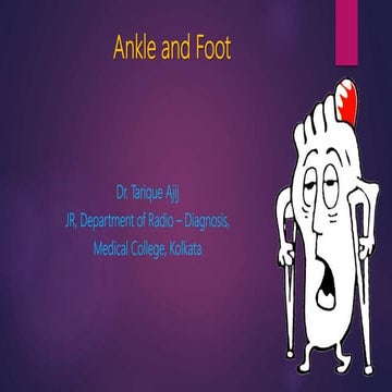 Normal Ankle and foot Radiographs by Dr Avinash | PPTX