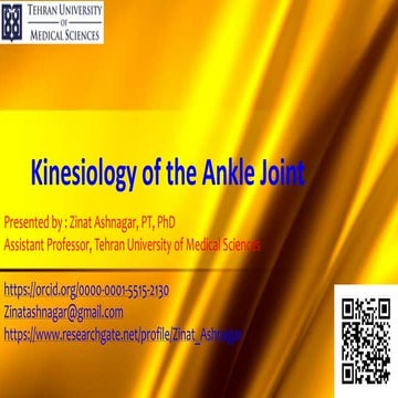 Ankle & foot Complex.session.3