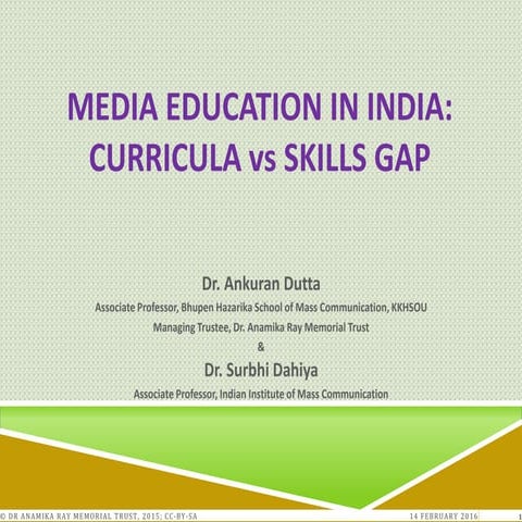 Media Education in India
