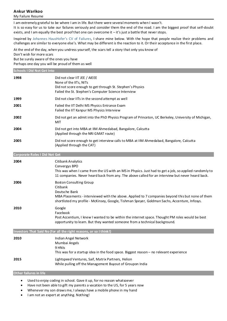 start up resumes