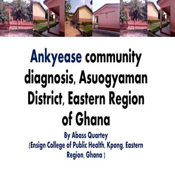 Ankyease community diagnosis