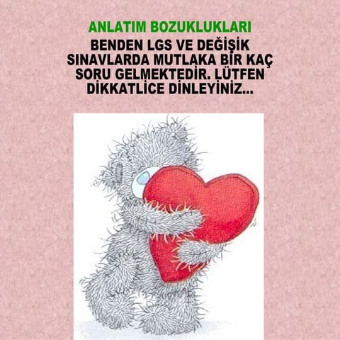 Anlatim BozukluğU