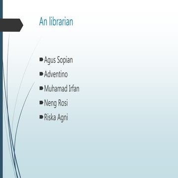 An librarian