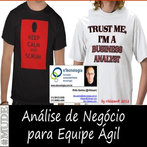 Análise de Negócio para Equipe Ágeis v8
