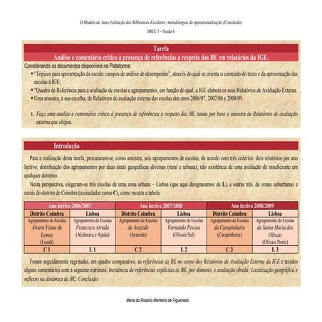 Análise e Comentário Crítico