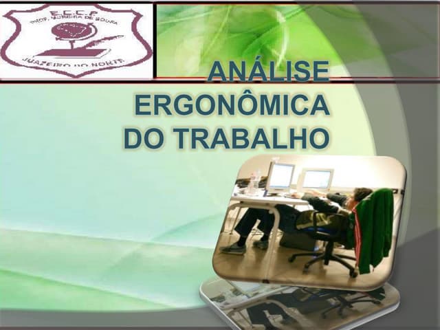 Análise ergonômica1