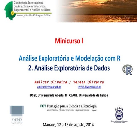 Análise exploratória e modelação com r  parte 2