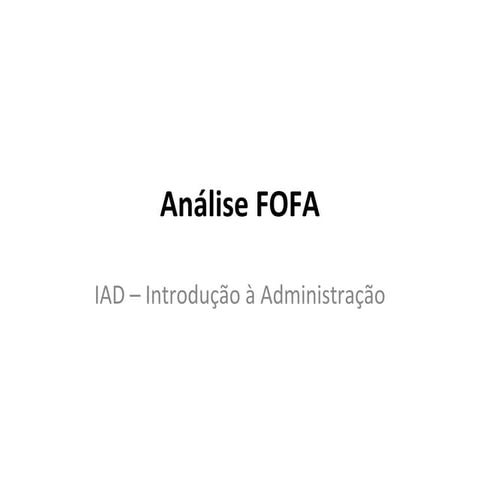 Análise fofa | PPT