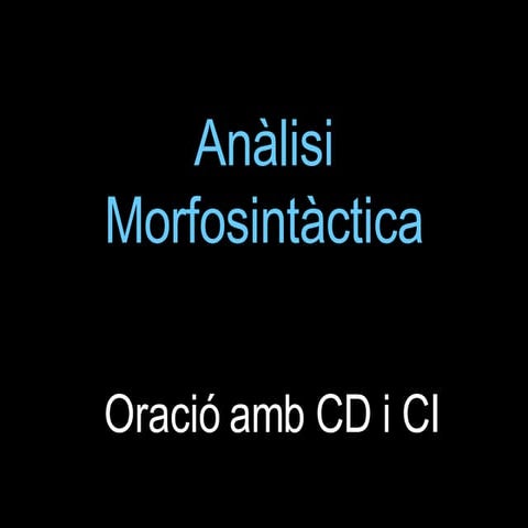 Anàlisi Cd Ci