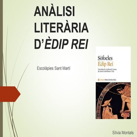 Anàlisi literària Èdip rei