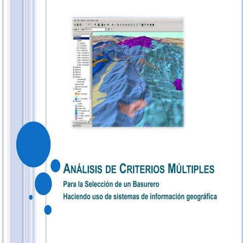 Análisis De Criterios MúLtiples