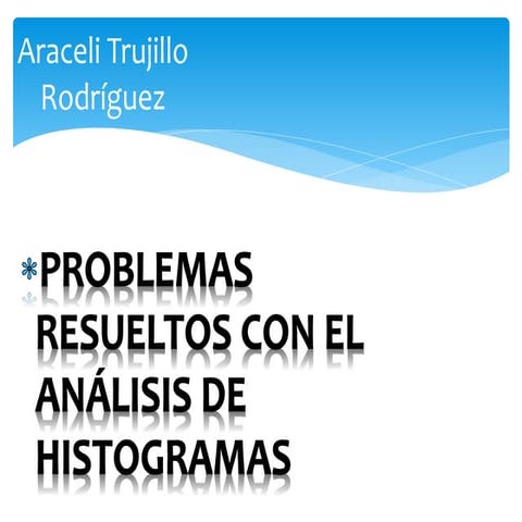 Análisis de histogramas