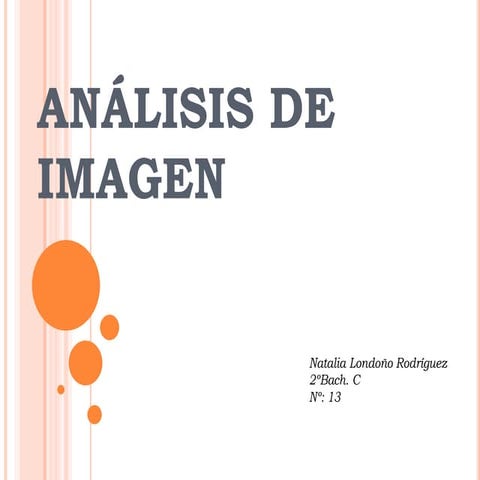 Análisis de imagen | PPT