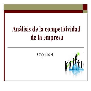 4. Análisis de la competitividad de...